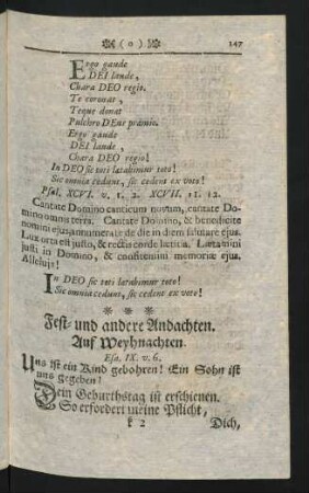 Fest- und andere Andachten