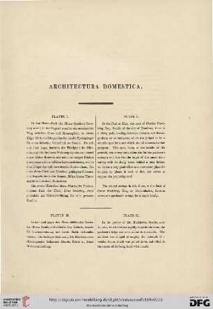 Architectura domestica
