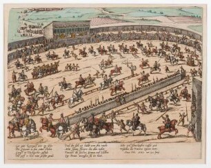 Beschreibung derer Fürstlicher Güligscher ec. Hochzeit: Quintan-Rennen am 20. Juni 1585