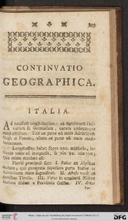 Continvatio geographica