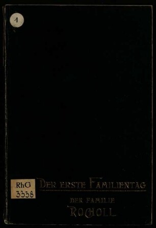 Der erste Familientag der Familie Rocholl