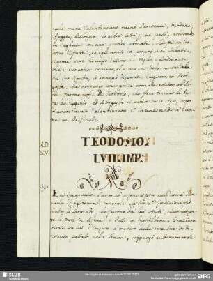 Teodosio. LVII.o Imp.e