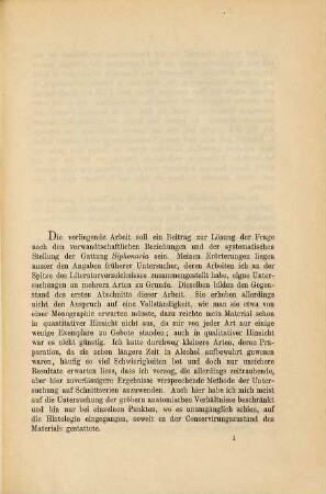 Beiträge zur Anatomie der Gattung Siphonaria