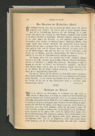 Das Vorgehen der Kaiserlichen Werft.