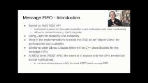 Ceph RGW Message Queue API for Serverless Computing