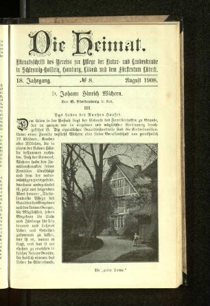 D. Johann Hinrich Wichern. III.