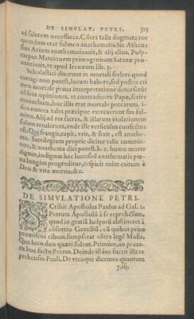 De Simulatione Petri.