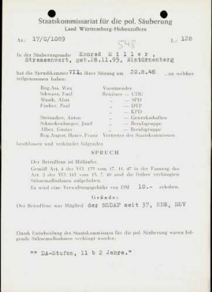 Miller, Konrad
