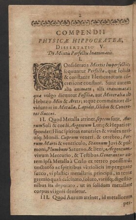 [Thesis] I. [bis] XII.