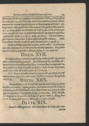Decis. XIIX.