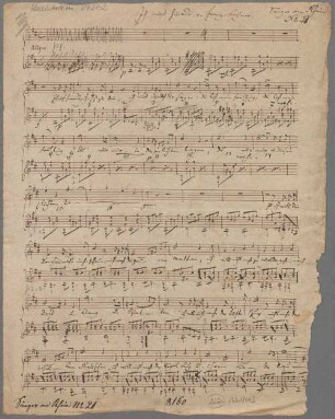 Ich muß hinaus, arrangiert, Singstimme, Gitarre - BSB Mus.Schott.Ha 8427-2