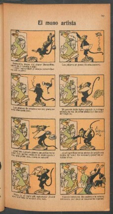 El mono artista - [Cómic]