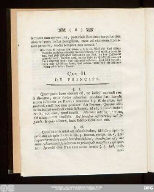 Cap. II. De Principe.