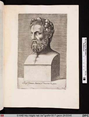 Büste eines Satyrs.