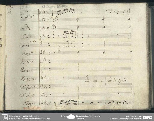 Quintetto: "Tu suenar la sposa mia"