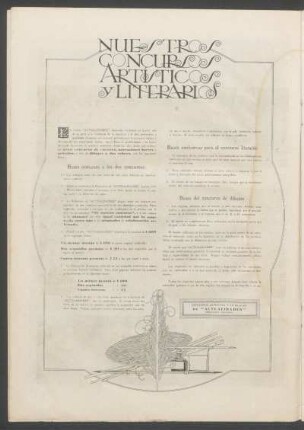 Nuestros concursos artísticos y literarios