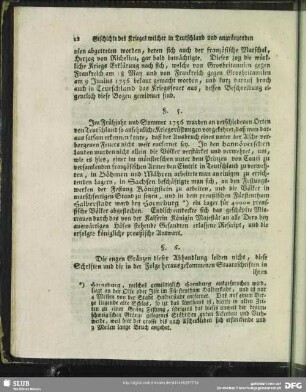 §. 5. [Vorbereitungen zum Kriege in Teutschland]
