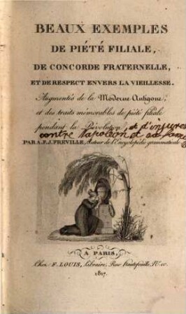 Beaux Exemples de piété filiale