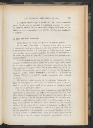 La obra del Prof. Tiscornia