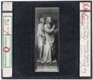 Rogier van der Weyden (Werkstatt): Außenflügel für Cambraialtar. Madrid, Prado