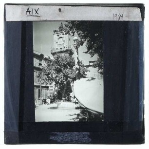 Aix en Provence, Hôtel de Ville : Uhrturm