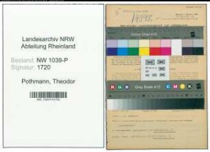 Entnazifizierung Theodor Pothmann , geb. 09.04.1915 ()