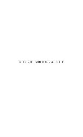 Notizie Bibliografiche.