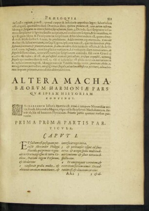 Prima Primae Partis Particula.