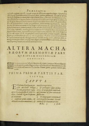 Prima Primae Partis Particula.