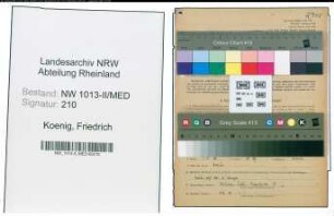 Entnazifizierung Friedrich Koenig , geb. 25.07.1908 (Arzt)