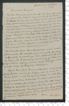 Brief von Henrik Steffens an Adelbert von Chamisso