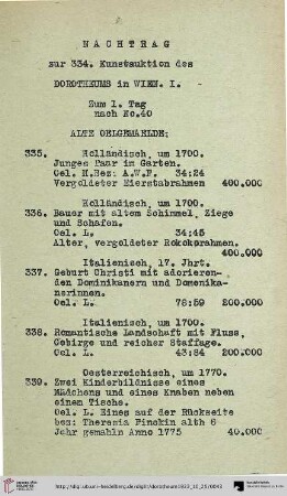 Nachtrag (Nr. 335-392)