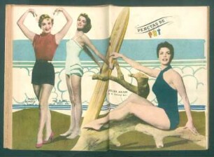 Jane Powell, Pat Blake, Collen Miller - [Ilustración] : Pebetas de PBT
