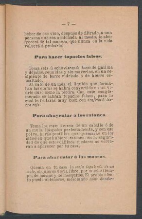 Para ahuyentar á las moscas