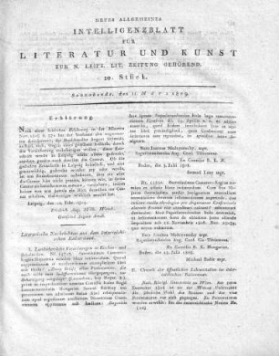1809-03-11 : 10. Stück