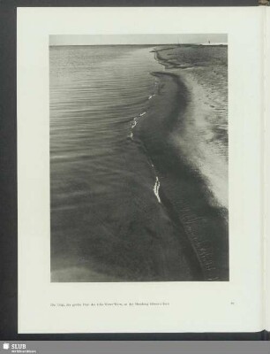 Die Telje, der größte Priel des Elbe-Weser-Watts, an der Mündung kilometerbreit