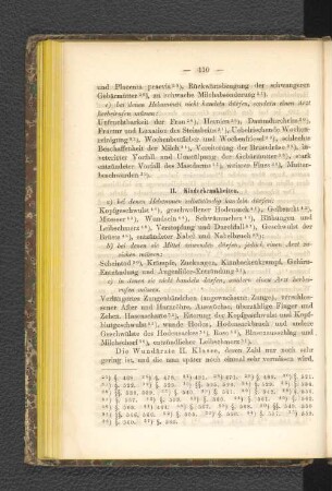 II. Kinderkrankheiten.