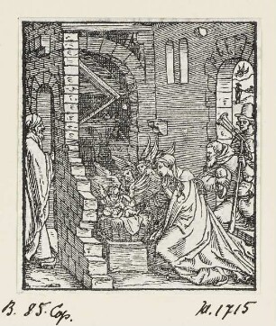Geburt Christi (Anbetung der Hirten), aus: "Marienleben"