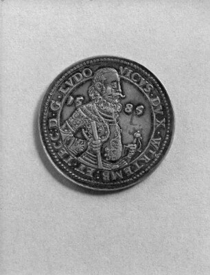 Vorderseite mit dem Bildnis des Herzogs Ludwig III. von Württemberg (1554-1593)