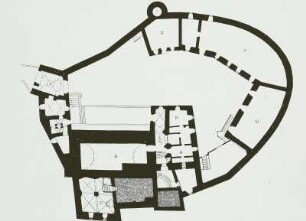Höfchen, Schloss Kriebstein, Grundriss