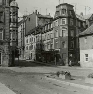 Teichvorstadt. Blick nach Westen zur Teichstraße