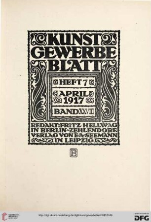 Heft 7 (April 1917)