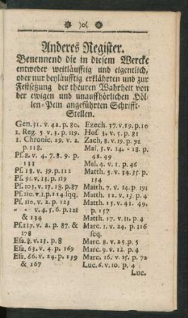 Anderes Register.