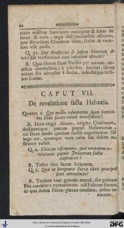 Cap. VII - VIII.