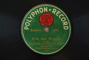 Arie der Rosine : aus "Barbier von Sevilla"; II. Teil / von G. Rossini
