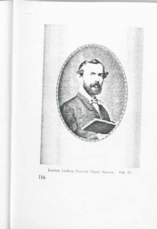 Joachim Ludwig Heinrich Daniel Bünsow. Tab. O.