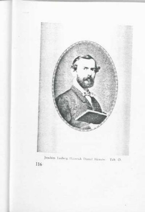 Joachim Ludwig Heinrich Daniel Bünsow. Tab. O.