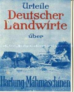 Kundengutachten über landwirtschaftliche Maschinen von Hartung