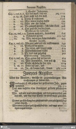 Zweytes Register. Uber die Realien, welche in gegenwärtigen Betrachtungen zu finden sind
