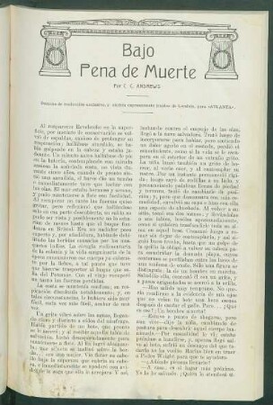 Bajo Pena de Muerte